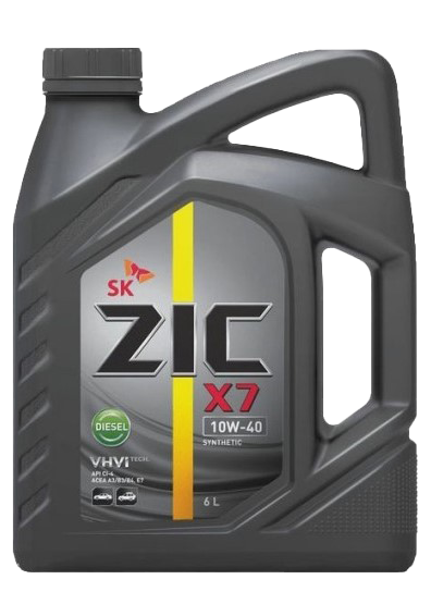 Моторное масло ZIC X7 Diesel 10W-40, 6л